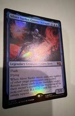 Silver Surfer, Cosmic Voyager Commander: Marvel Super Heroes Foil Mtg M/NM 639 - Image 1