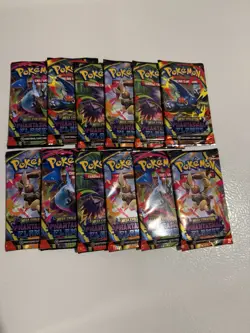 12x Phantasmal Flames! Pokemon TCG Booster Pack Lot 12 new sealed mega charizard - Image 1