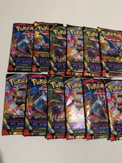 12x Phantasmal Flames! Pokemon TCG Booster Pack Lot 12 new sealed mega charizard - Image 2