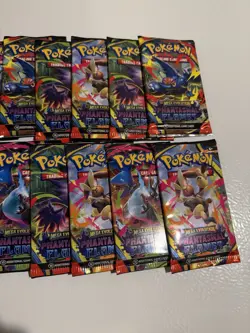 12x Phantasmal Flames! Pokemon TCG Booster Pack Lot 12 new sealed mega charizard - Image 3