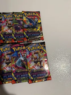 12x Phantasmal Flames! Pokemon TCG Booster Pack Lot 12 new sealed mega charizard - Image 4