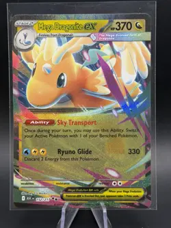 Pokemon TCG Pokemon Mega Dragonite Dragonite Double Rare Holo 152/217 - Image 1