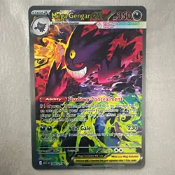 Pokemon TCG Mega Gengar Ex 056/094 Phantasmal Flames Holo EX 350 HP English - Image 1
