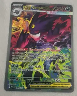 Pokemon TCG Mega Gengar Ex 056/094 Phantasmal Flames Holo EX 350 HP English - Image 3