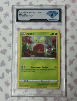 Pokemon TCG Applin Cosmos Holo 020/192 Blister Exclusives DSG 8 (2020) - Image 1