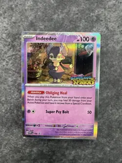 Indeedee SVP 154 Pre Release Promo Surging Sparks Pokemon Deck Stamped SEALED - Image 1