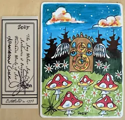 MTG ARTIST PROOF MTG Armageddon Clock AP Sketch Art Amy WEBER - Image 1