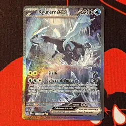 Kyurem ex 165/086 SV: Black Bolt Special Illustration Rare Full Art Holo HP 230 - Image 1