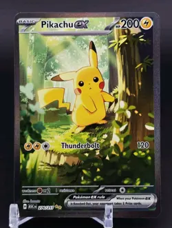 Pikachu ex 276/217 Pokemon Special Illustration Rare Ascended Heroes Fresh Pull - Image 1