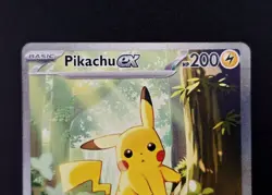 Pikachu ex 276/217 Pokemon Special Illustration Rare Ascended Heroes Fresh Pull - Image 3