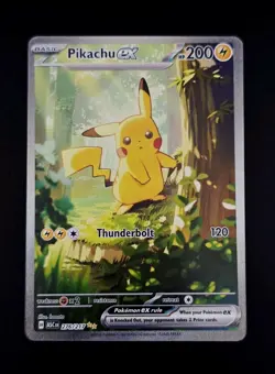 Pikachu ex 276/217 Pokemon Special Illustration Rare Ascended Heroes Fresh Pull - Image 5