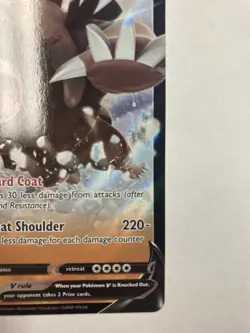 Pokemon TCG Silver Tempest URSALUNA V 102/195 ULTRA RARE HOLO - Image 4