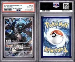 2026 Pokemon TCG N's Zekrom Me: Mega Evolution Promo Holo PSA 10 EN #031 - Image 3