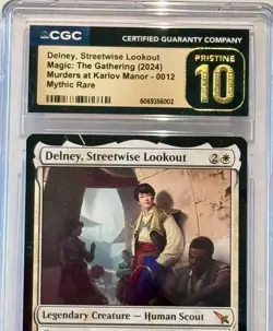 CGC PRISTINE 10 "Delney, Streetwise Lookout" MTG~MKM 0012 Mythic Rare - Image 4