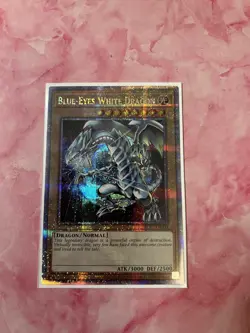 Yugioh: Blue-Eyes White Dragon - Quarter Century Secret Rare - KC01-EN000 - NM - Image 1