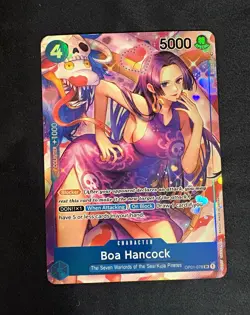 ONE PIECE OP01-ROMANCE DAWN OP01-078 BOA HANCOCK SR PARALLEL FOIL - Image 1