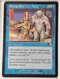Energy Flux - Mercadian Masques - Magic the Gathering MTG Nice! - Image 1
