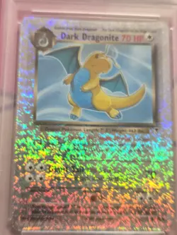 Pokemon Dark Dragonite Legendary Collection 5/110 Reverse Holo PSA 4 - Image 2