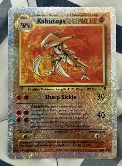 Kabutops Reverse Holo Rare Legendary Collection 27/110 English Stage 2 Sugimori - Image 1