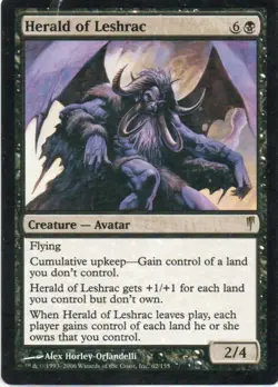 MTG: Coldsnap: Herald of Leshrac: Lightly Played Condition - Image 1