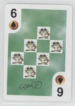 Meowth Hasbro Pokemon Mini Playing Cards Series 1 #6S 1999 - Image 1