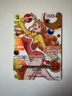 Round 1 One Piece 'NAMI' Trading Card Game (ENGLISH) ❌ERROR CARD❌ (DESCRIPTION) - Image 2