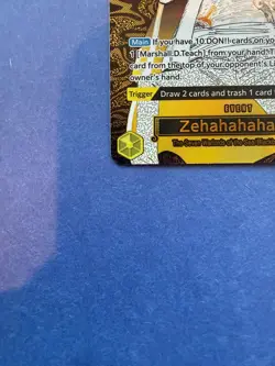 Zehahahahaha! OP16-116 Alternate Art The Time of Battle One PIece English Card - Image 5
