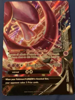 Mewtwo V-UNION Promo Holo 4-Card Lot English SWSH159-162 Damaged - Image 3