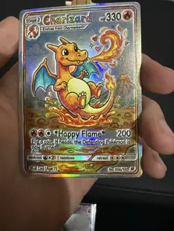 Charizard Pokemon Card DISPLAY ART CARD - Image 2