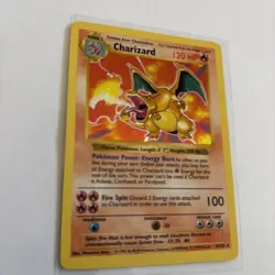 Base Set Shadowless Charizard Holo 4/102 Vintage Pokemon Card WOTC, Strong Front - Image 2