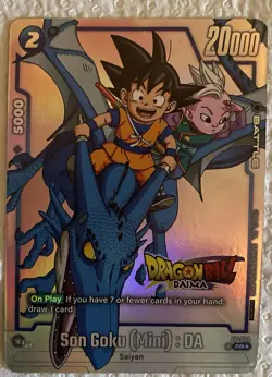 Son Goku (Mini) : DA FP-024 NYCC 2024 Exclusive Promo Card Dragon Ball Daima - Image 1