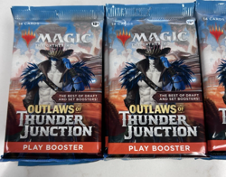 MTG Outlaws of Thunder Junction - Play Booster Pack 12 Pack Lot - Image 1
