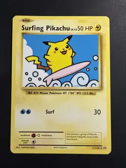 Surfing Pikachu - 111/108 - Pokemon Evolutions XY Secret Rare Card LP - Image 1