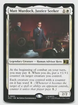 Matt Murdock, Justice Seeker 602 Commander: Marvel Super Heroes MTG NM - Image 1