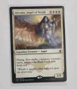 MTG Magic the Gathering Akroma, Angel of Wrath (2/267) Masters 25 LP - Image 1