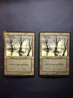 Snow-Covered Swamp - Magic the Gathering MTG Ice Age LOT of 4 - Free Shippping! - Image 1