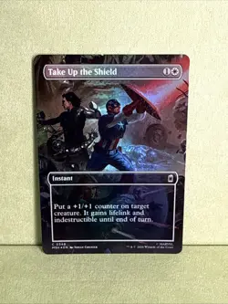 Take Up the Shield (Borderless) Marvel Super Heroes Foil - Image 1
