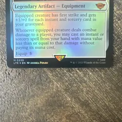Wizards of the Coast MTG Glamdring Foil Mythic LOTR #0239 EN 2023 - Image 3