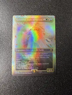 Galadriel, Light of Valinor (Borderless) 498 Commander:Lord of the Rings:Foil LP - Image 1