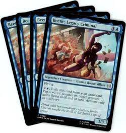 x4 Beetle, Legacy Criminal (Foil) - 0026 - Marvel's Spider-Man - MTG SHIPS NOW - Image 1
