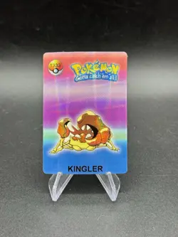Kingler Holo Vintage Pokemon Gotta Catch Em All Vending Prism Sticker 1333 - Image 1