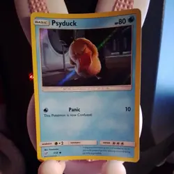Pokemon TCG - Detective Pikachu - Psyduck - 7/18 -Holo - Image 1
