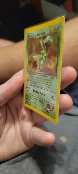 2000 Pokemon Gym Heroes Rocket's Scyther Holo #13/132 - Image 3