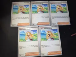 Lillies Determination 5x bundle for decks Uncommon Pokemon Card TCG - Image 1