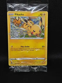 Pokemon TCG Pikachu (Holiday Calendar) 049/195 Holo SEALED - Image 1