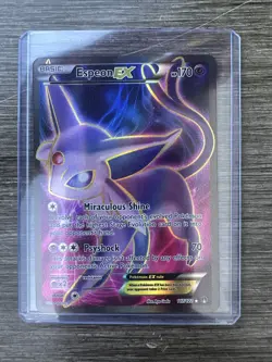 Pokemon Espeon EX Holo Full Art Ultra Rare Card 117/122 - Image 1