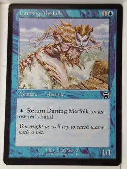 Darting Merfolk - Mercadian Masques - Magic the Gathering MTG Nice! - Image 1
