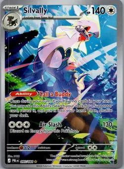 Silvally 095/084 Illustration Rare Pitch Black Pokemon Holo Near Mint - Image 1