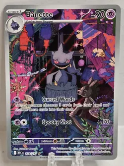 Pokemon Banette 234/217 Ascended Heroes Illustration Rare Full Art NM - Image 1