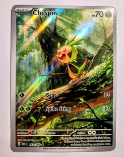 Chespin 087/086 Illustration Rare Chaos Rising Pokemon TCG NM - Image 1
